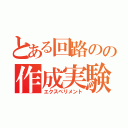 とある回路のの作成実験（エクスペリメント）