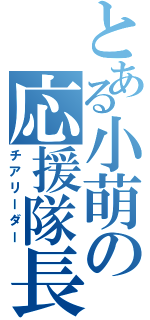 とある小萌の応援隊長（チアリーダー）