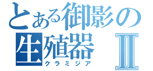 とある御影の生殖器Ⅱ（クラミジア）