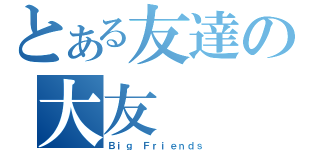 とある友達の大友（Ｂｉｇ Ｆｒｉｅｎｄｓ）