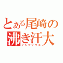 とある尾崎の沸き汗大洪水（インデックス）