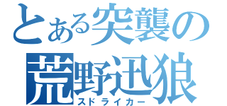 とある突襲の荒野迅狼（スドライカー）