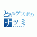 とあるゲスボのナツミ（インデックス）