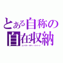 とある自称の自在収納（コンパクト・ボディ・パッケージ）