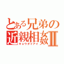 とある兄弟の近親相姦Ⅱ（キョウダイアイ）