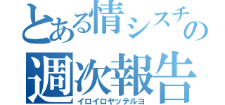 とある情シスチームの週次報告（イロイロヤッテルヨ）