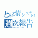 とある情シスチームの週次報告（イロイロヤッテルヨ）