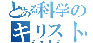 とある科学のキリスト（からあげ）