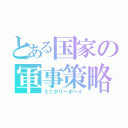 とある国家の軍事策略（ミニタリーポーイ）