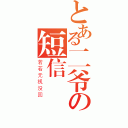 とある二爷の短信（若若无视没回）