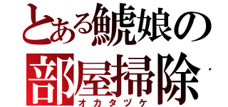 とある鯱娘の部屋掃除（オカタヅケ）