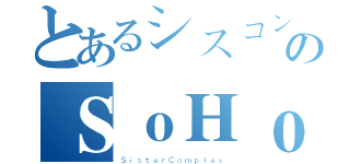 とあるシスコンのＳｏＨｏＭｉｎｇ（ＳｉｓｔｅｒＣｏｍｐｌｅｘ）