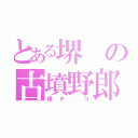 とある堺の古墳野郎（横チ◯コ）