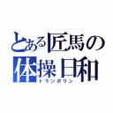 とある匠馬の体操日和（トランポリン）