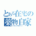 とある在宅の薬物自家発電（ドラッグオナニー）