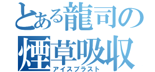 とある龍司の煙草吸収（アイスブラスト）