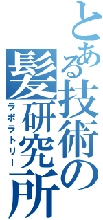 とある技術の髪研究所（ラボラトリー）