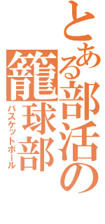 とある部活の籠球部（バスケットボール）