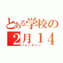 とある学校の２月１４日（バレンタイン）