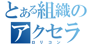 とある組織のアクセラレータ（ロリコン）