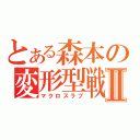 とある森本の変形型戦闘機Ⅱ（マクロスラブ）