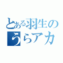 とある羽生のうらアカ（）