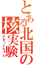 とある北国の核実験（かまってちゃん）