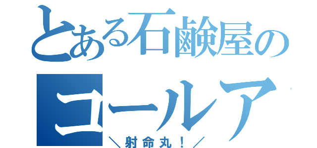 とある石鹸屋のコールアンドレスポンス（＼射命丸！／）