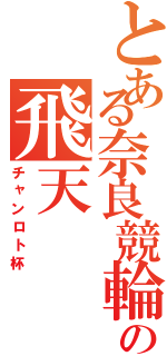 とある奈良競輪の飛天（チャンロト杯）