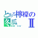 とある檸檬の冬瓜Ⅱ（檸檬尬冬瓜~）