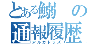 とある鰯の通報履歴（アルカトラズ）