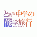 とある中学の修学旅行（スクールライフ）