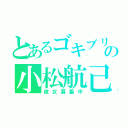 とあるゴキブリの小松航己（彼女募集中）