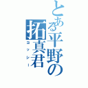 とある平野の拓真君（ヨッシー）