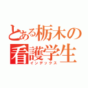 とある栃木の看護学生（インデックス）