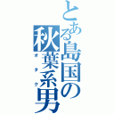 とある島国の秋葉系男（オタク）