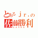 とあるｊｒ．の佐藤勝利（しょりたん）