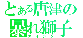 とある唐津の暴れ獅子（アオジシ）