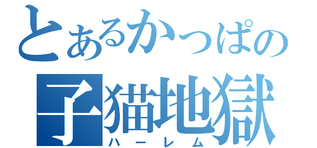 とあるかっぱの子猫地獄（ハーレム）