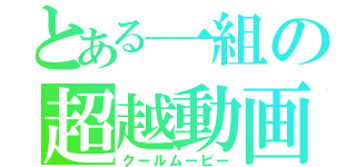 とある一組の超越動画（クールムービー）