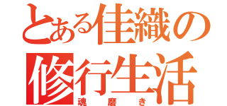 とある佳織の修行生活（魂磨き）