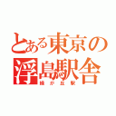 とある東京の浮島駅舎（緑が丘駅）