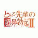 とある先輩の超鼻勃起Ⅱ（デカッパナ）