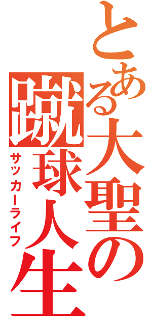 とある大聖の蹴球人生（サッカーライフ）