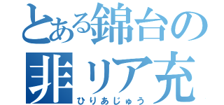 とある錦台の非リア充（ひりあじゅう）