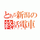 とある新潟の終活電車（１１５系）