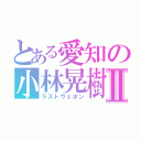 とある愛知の小林晃樹Ⅱ（ラストウェポン）