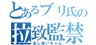 とあるブリ氏の拉致監禁（まじゆいちゃん）