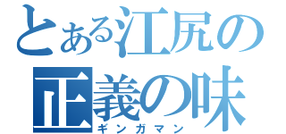 とある江尻の正義の味方（ギンガマン）