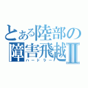 とある陸部の障害飛越Ⅱ（ハードラー）